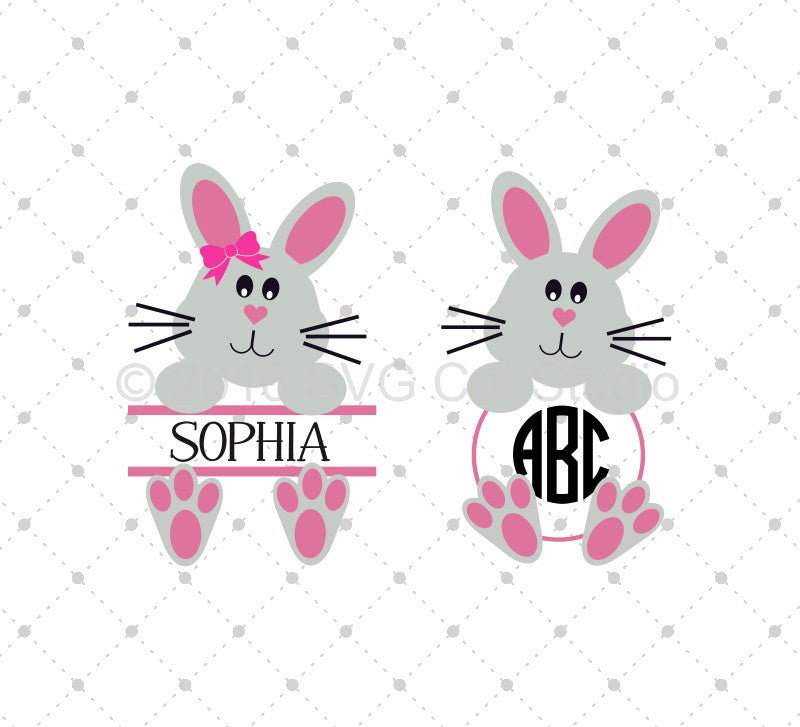 Download SVG Cut Files for Cricut and Silhouette - Easter Bunny SVG ...