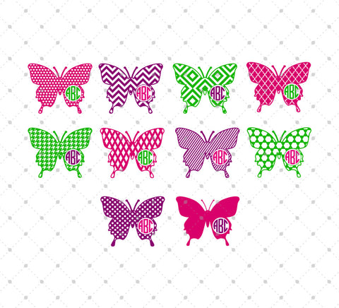 Free Free 321 Butterfly Monogram Svg Free SVG PNG EPS DXF File
