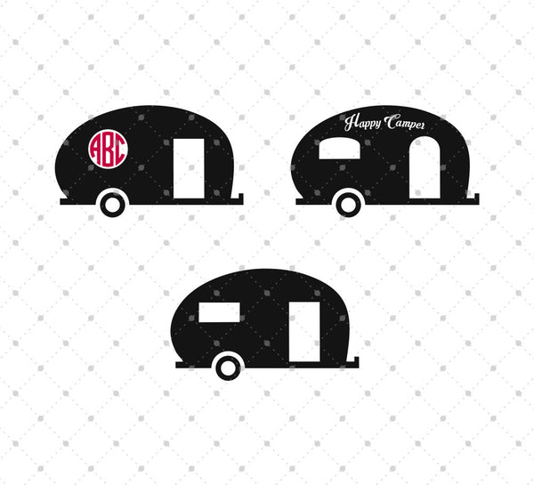 SVG Cut Files for Cricut and Silhouette - Vintage Camper ...