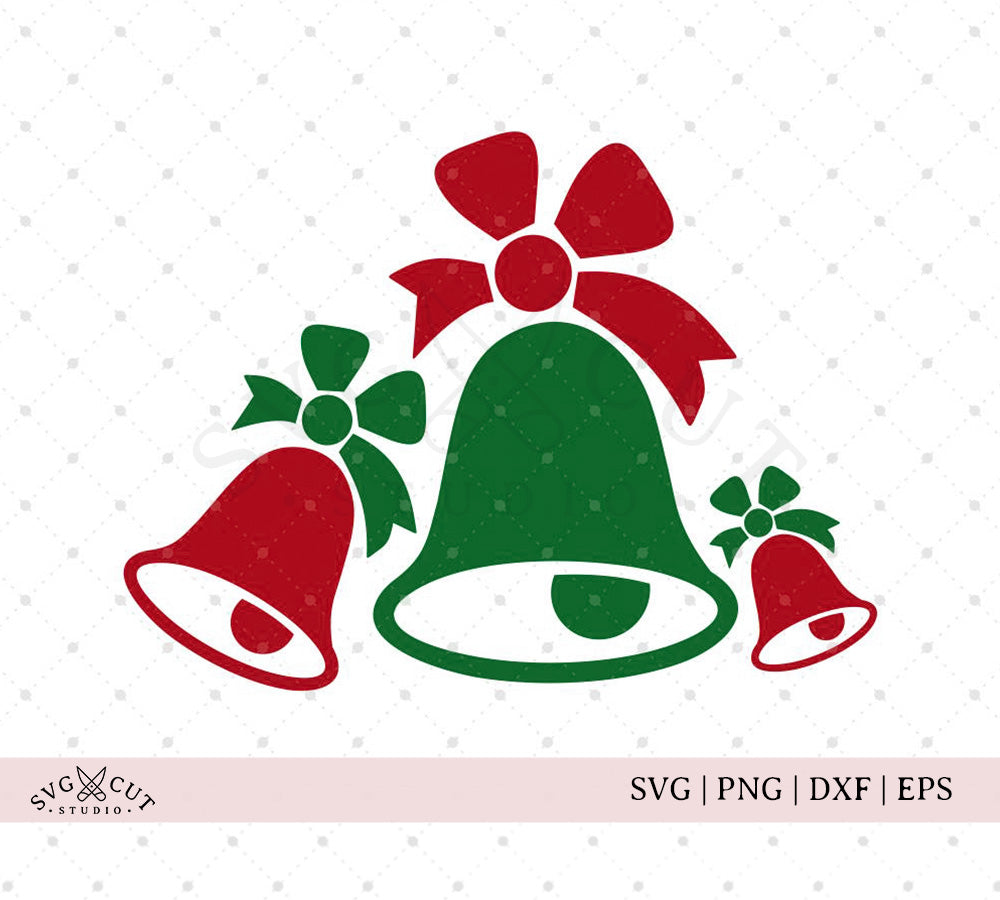 Retro Christmas Bells SVG Cut file by Creative Fabrica Crafts
