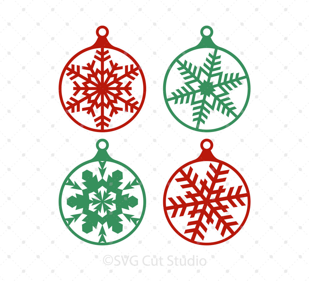 Download Christmas Tree Snowflake Balls Svg