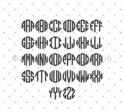 Download True Type Monogram Fonts Bundle TTF OTF - SVG Cut Studio