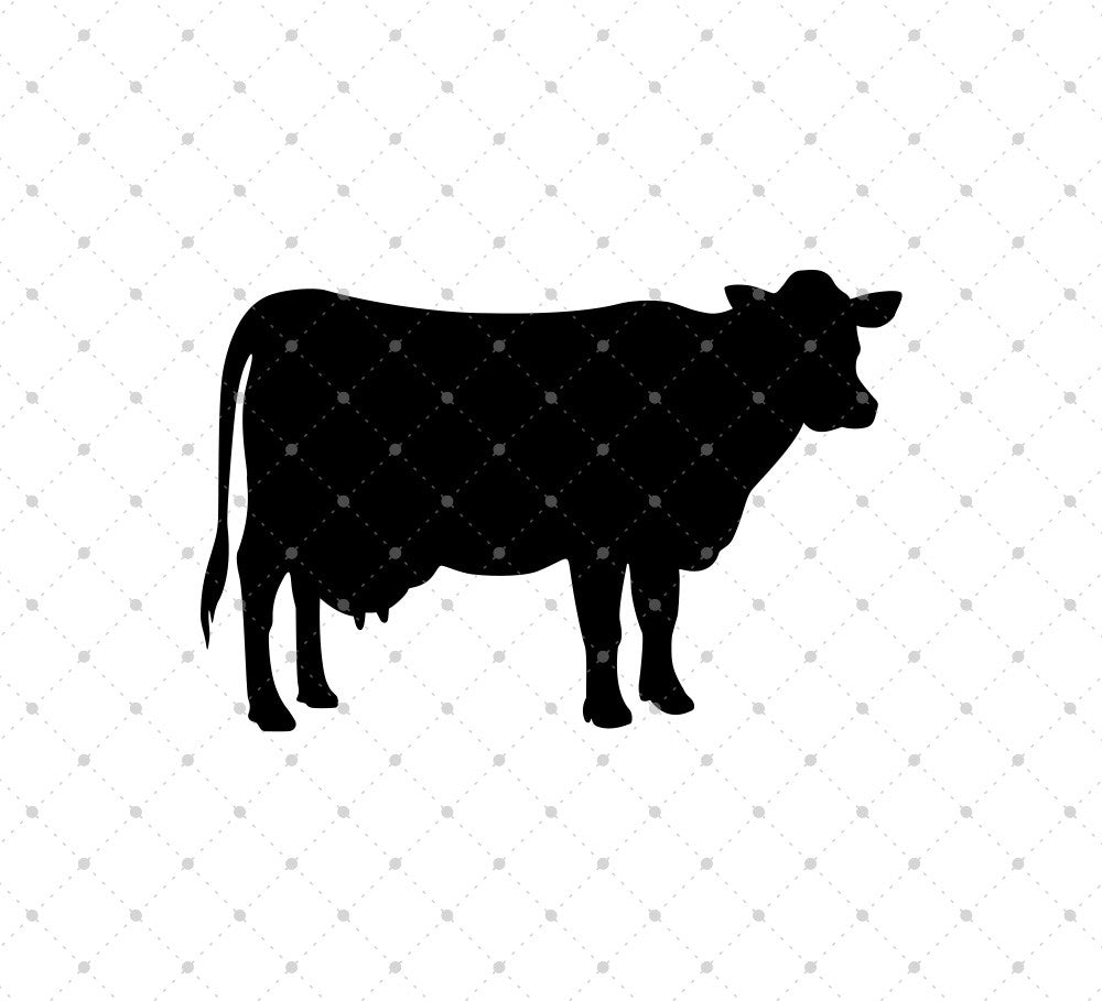 Download Cow Silhouette Svg Cut Files For Cricut And Silhouette