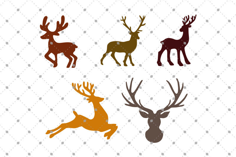 Download SVG Cut Files for Cricut and Silhouette - Deer SVG Cut Files - SVG Cut Studio