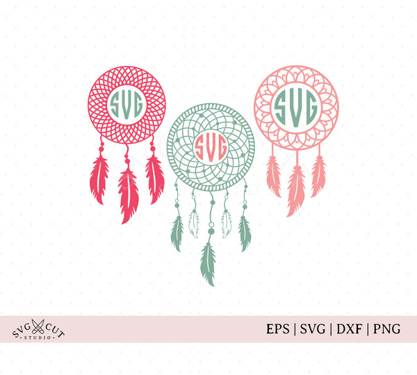 Download Dream Catcher Monogram SVG Files