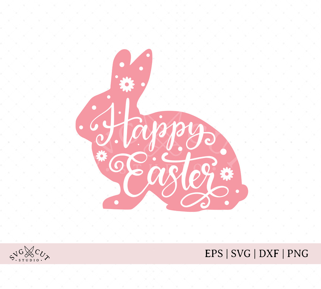 Download Happy Easter Bunny Svg Cut Files For Cricut And Silhouette