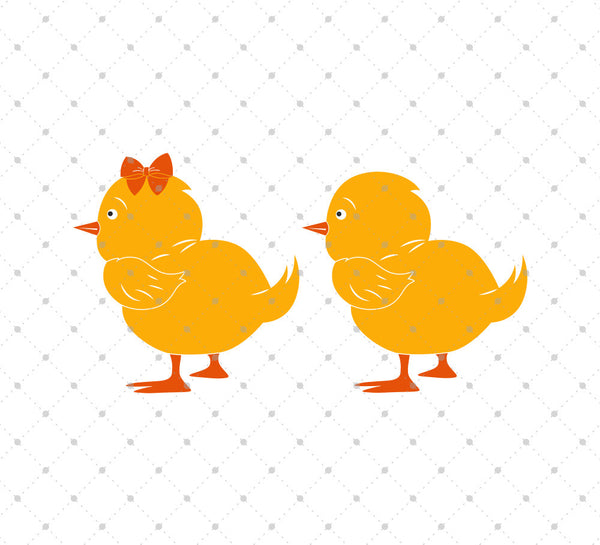 Download SVG Cut Files for Cricut and Silhouette - Easter Chick ...