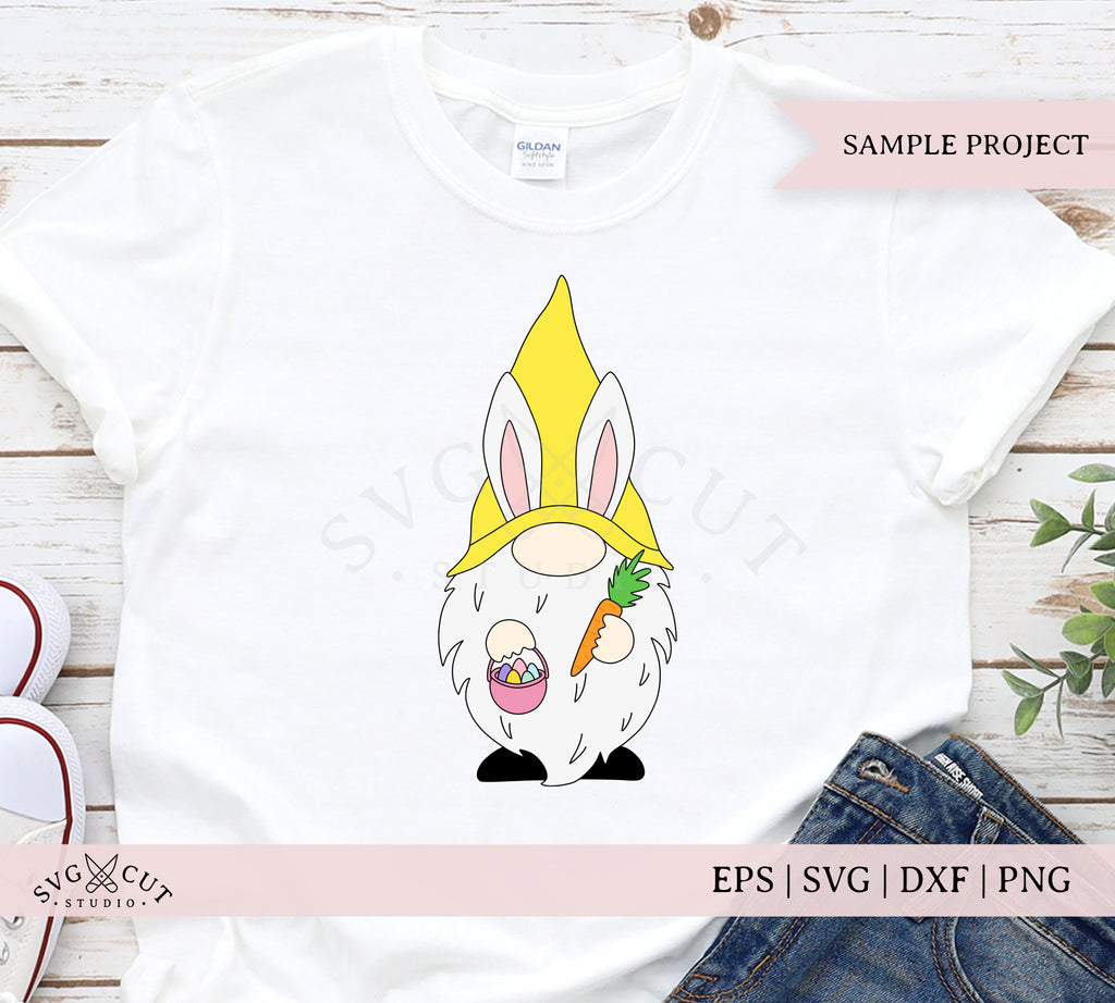 Download Easter Bunny Gnome Svg Png Dxf Files For Cricut And Silhouette