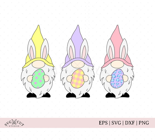 Download Easter Gnomes SVG PNG DXF Files for Cricut and Silhouette ...