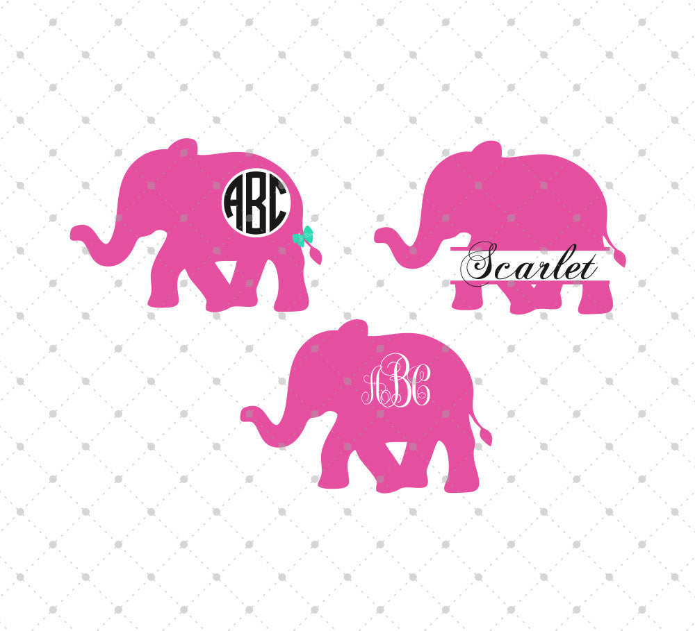 Download SVG Cut Files for Cricut and Silhouette - Elephant Files - SVG Cut Studio