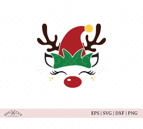 Download Christmas Elf Reindeer Svg