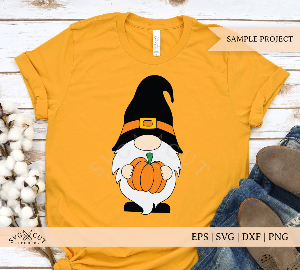 Download Gnome With Pumpkin Svg Halloween Gnome Svg Fall Gnome Svg