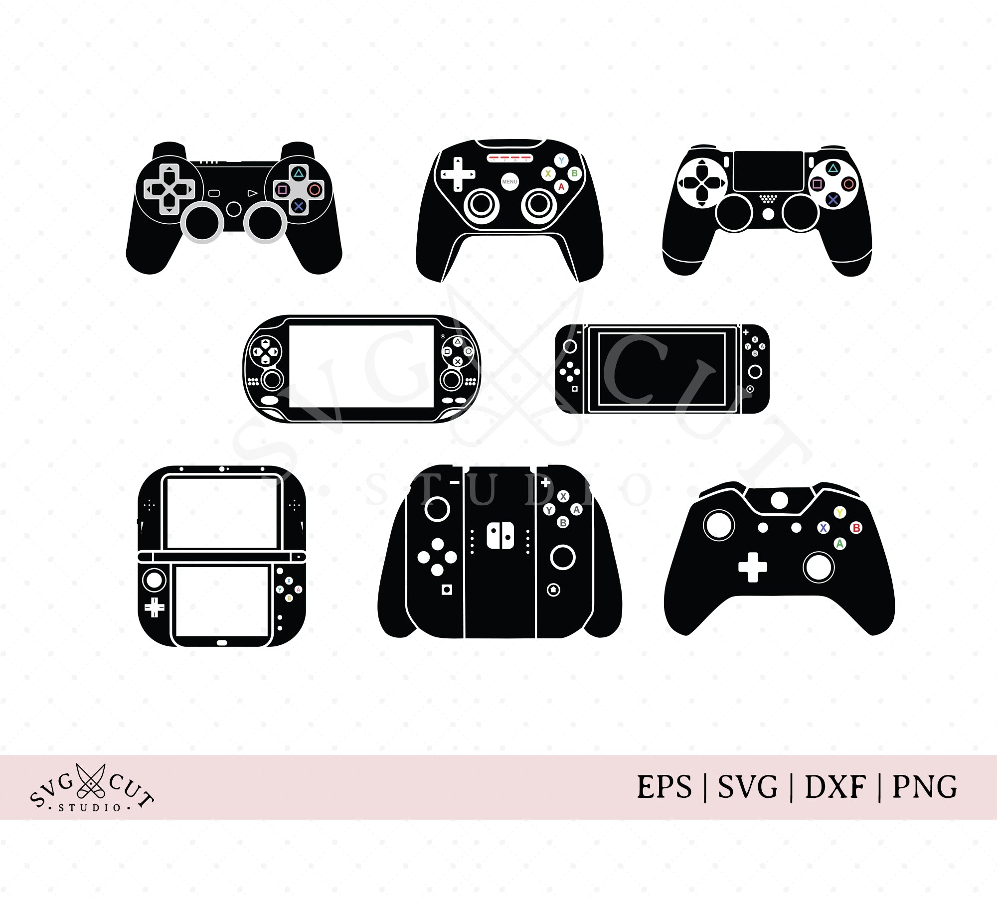 V is for Video games Valentines Day Gaming SVG Digital Cutting