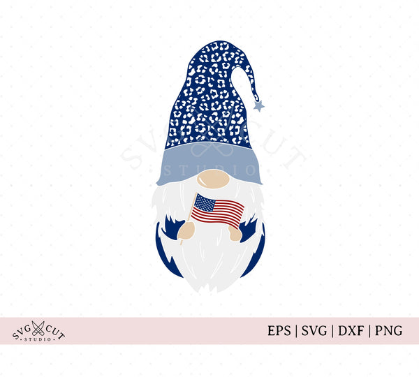 Download 4th of July Independence day American Gnome svg png dxf ...