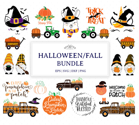 Download Halloween Fall Bundle Svg Files For Cricut And Silhouette