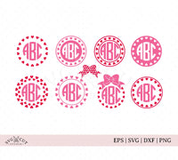 Roses frame Wreath svg cut file, Rose monogram (1962714)