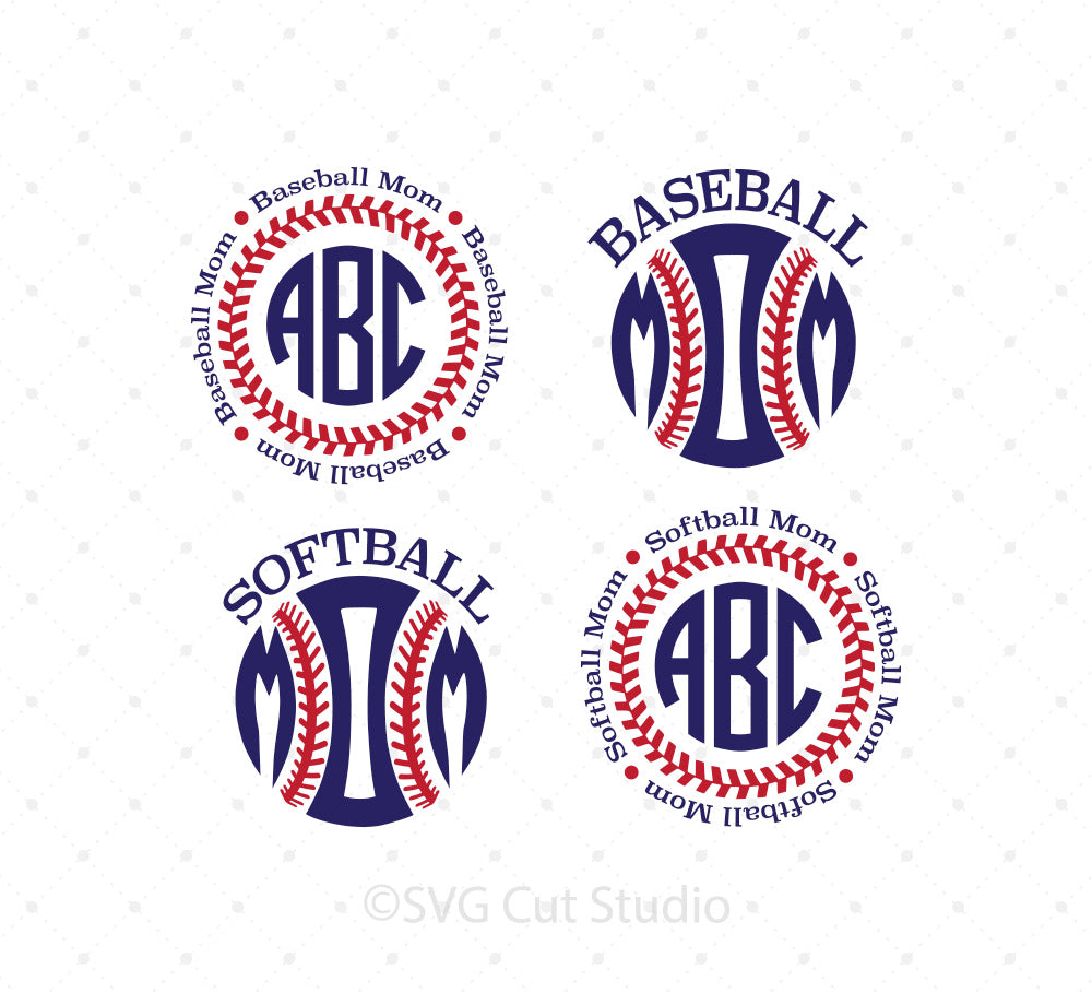 Baseball Mom SVG, Softball Mom SVG