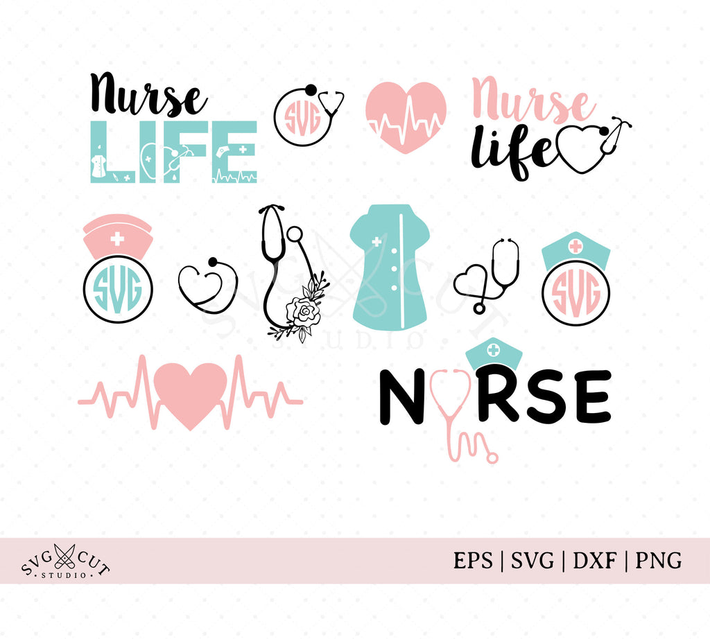 Download Nurse SVG Files | SVG Cut Studio