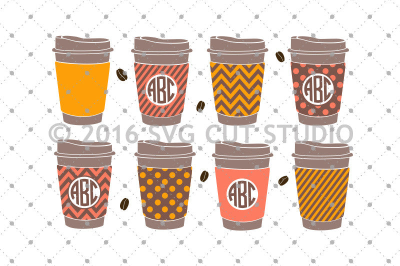 Download Coffee Paper Cup Svg Files For Cricut And Silhouette