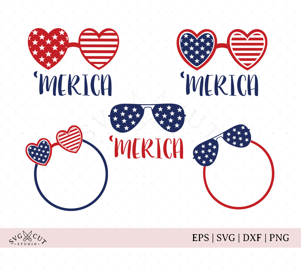 Download 4th Of July Glasses Svg Files