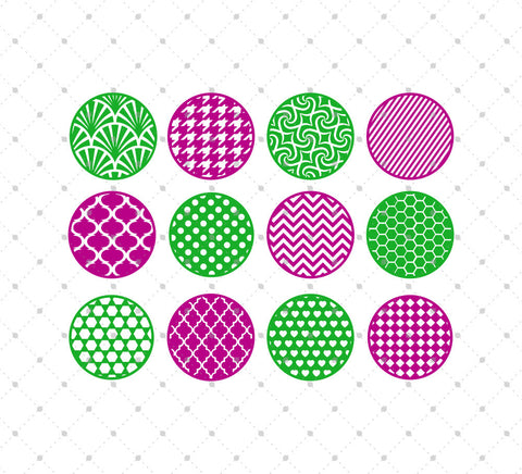 Download SVG Cut Files for Cricut and Silhouette - Patterned Square ...
