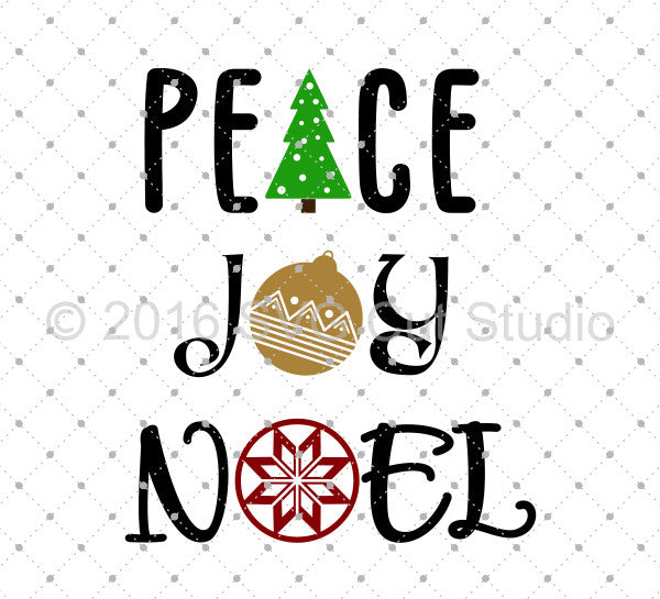 Download Peace Joy Noel Christmas svg files for Cricut and ...