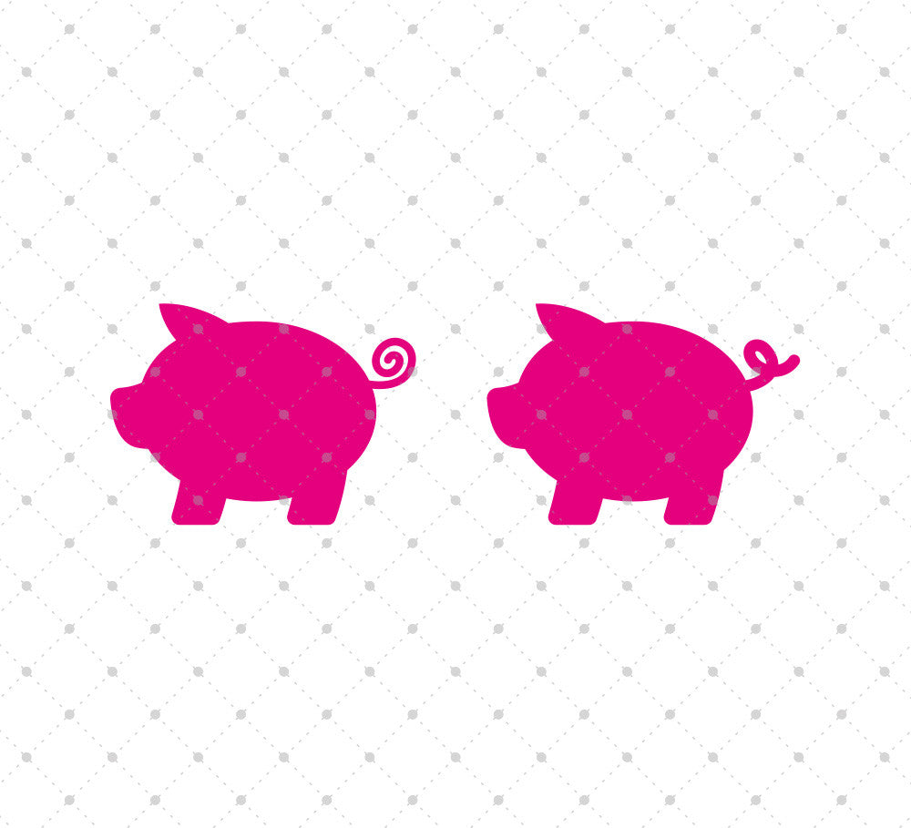 Download SVG Cut Files for Cricut and Silhouette - Little Pig Files - SVG Cut Studio