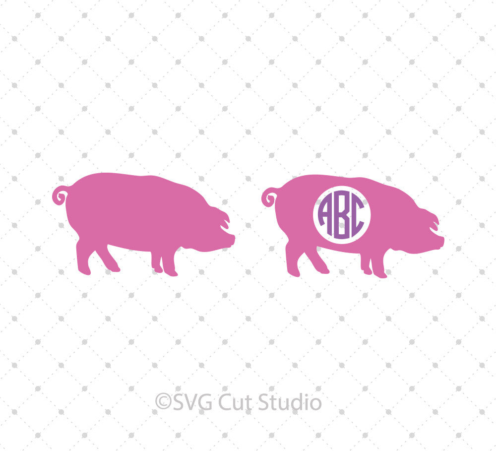 Download Svg Cut Files For Cricut And Silhouette Pig Svg Cut Files