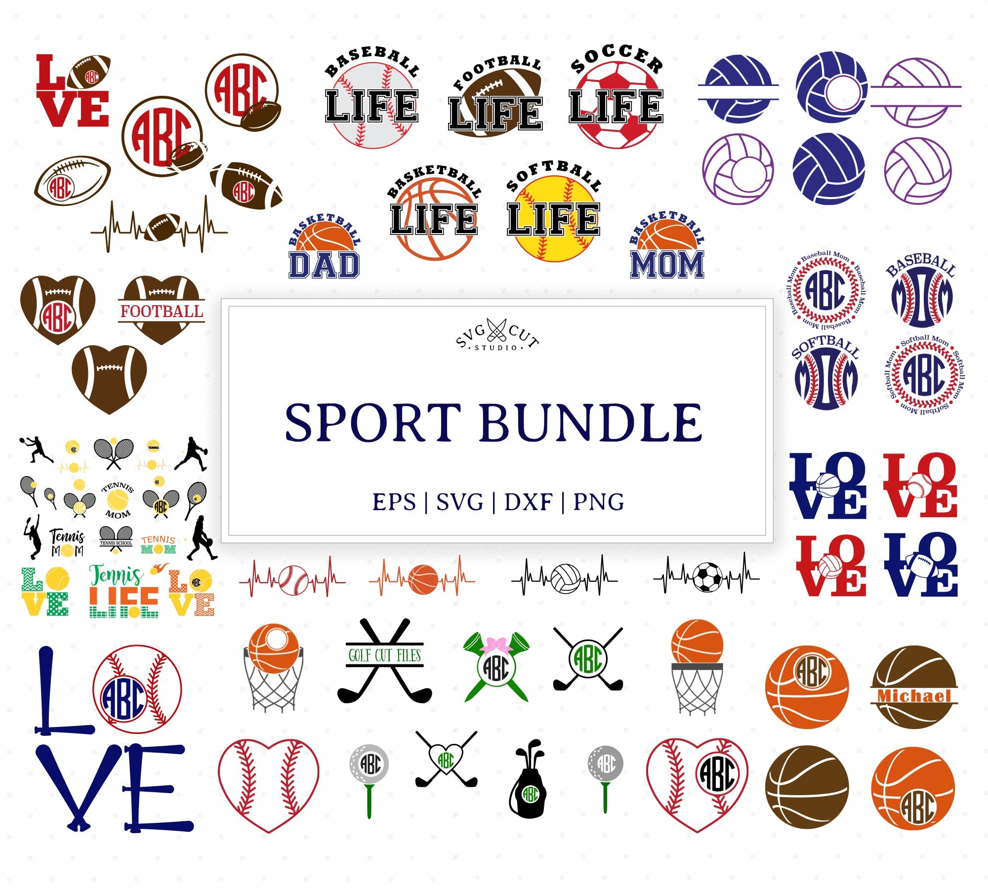 Sports svg png, pdf, svg files for cricut, vinyl cut file, i - Inspire  Uplift