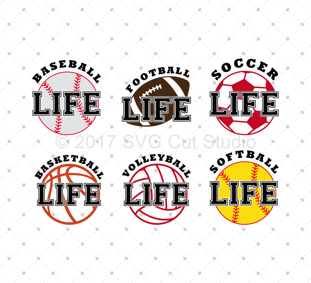 Download SVG Cut Files for Cricut and Silhouette - Sport Life SVG ...