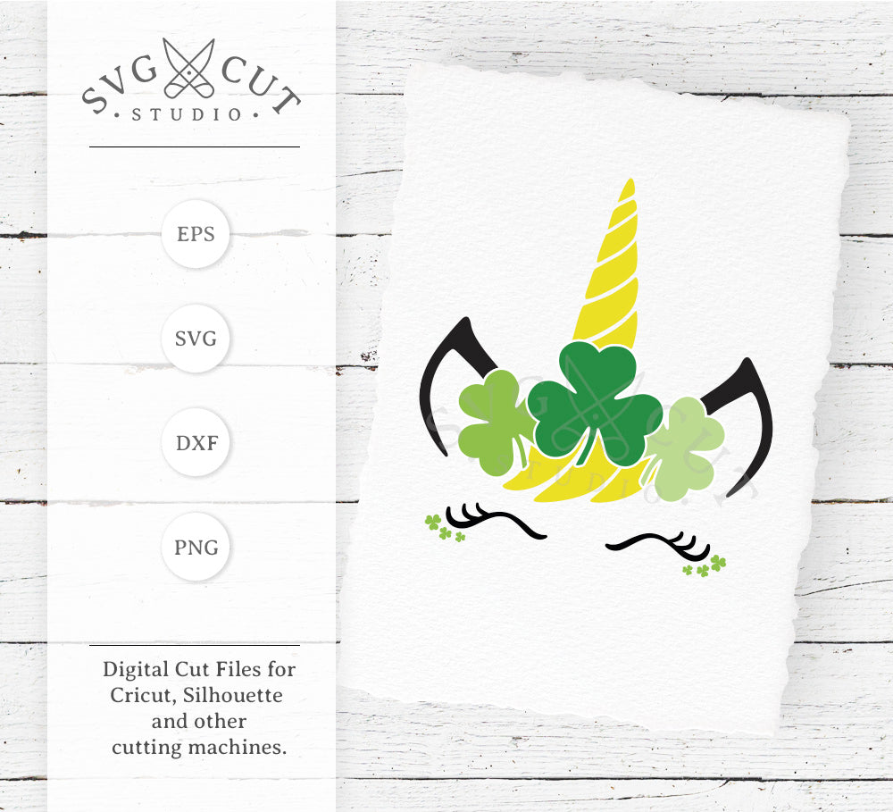 Download St Patricks Day Unicorn SVG Files for Cricut and ...