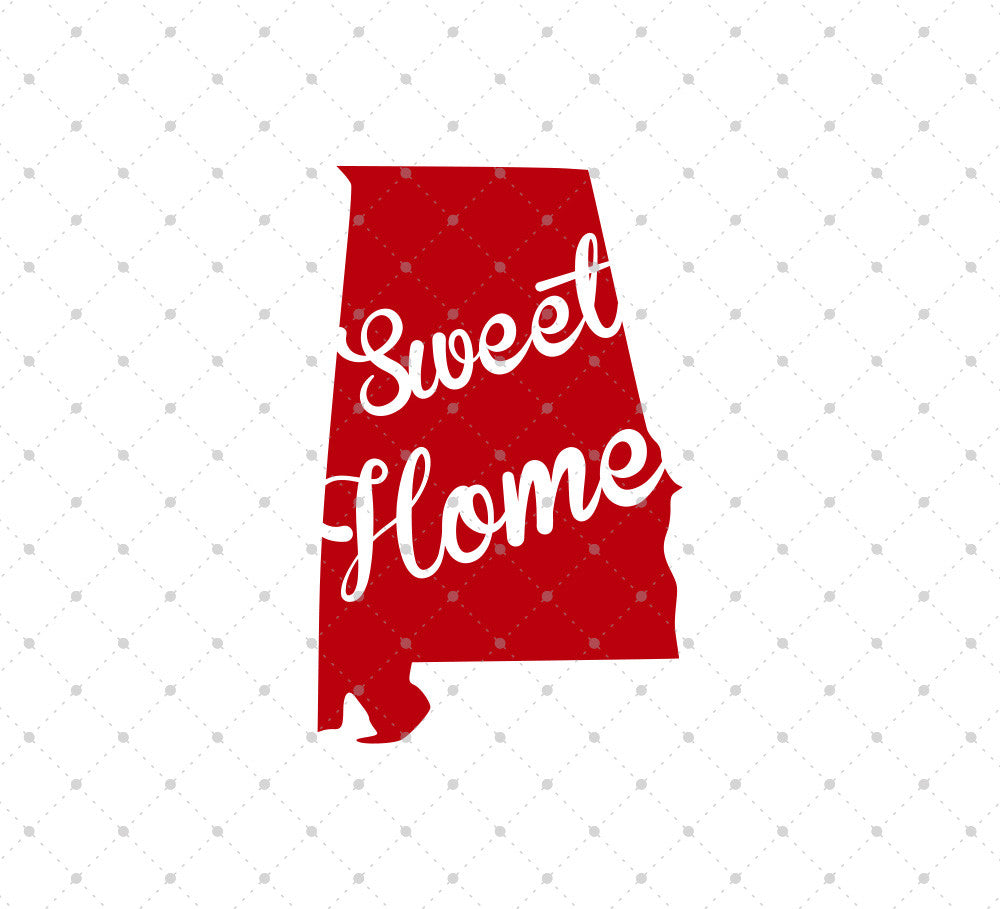 Download Svg Cut Files For Cricut And Silhouette Sweet Home Alabama Files