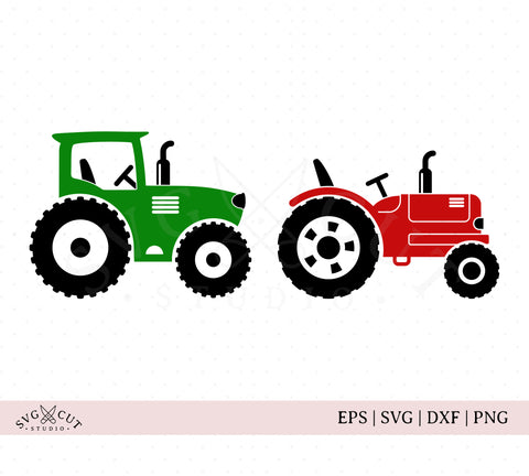 Download SVG Cut Files for Cricut and Silhouette - Tractor SVG Cut ...