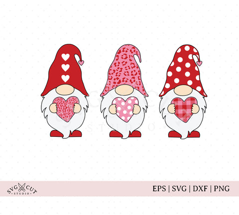 Download Valentine Gnome Svg Files For Cricut And Silhouette