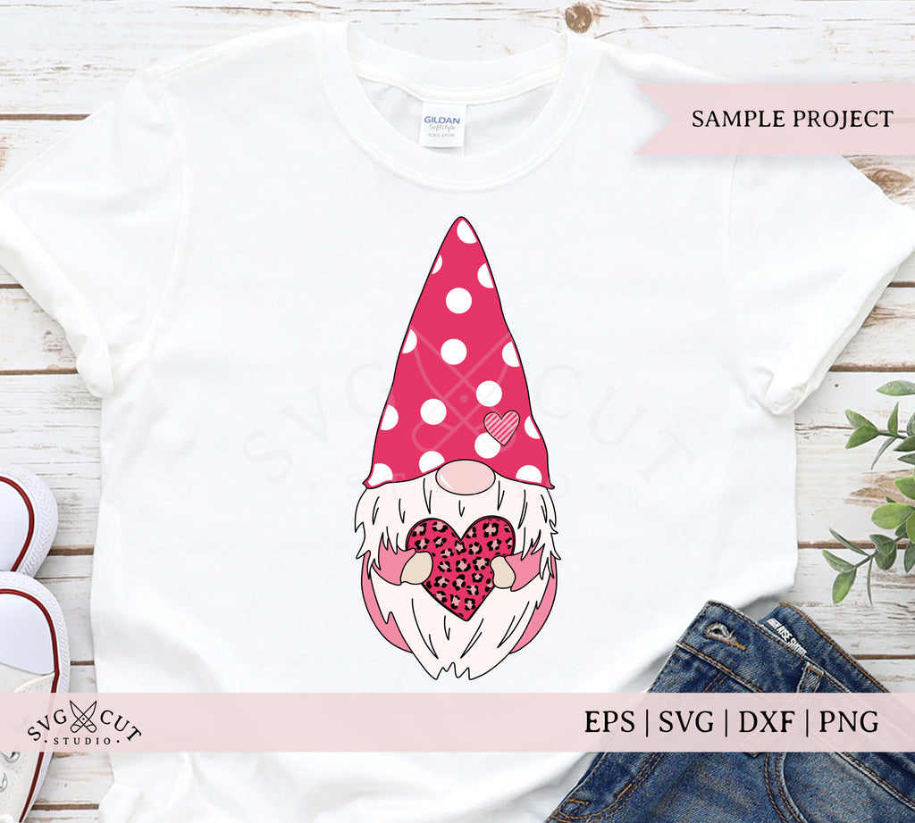 Download Valentines Day Gnome SVG Files for Cricut and Silhouette ...