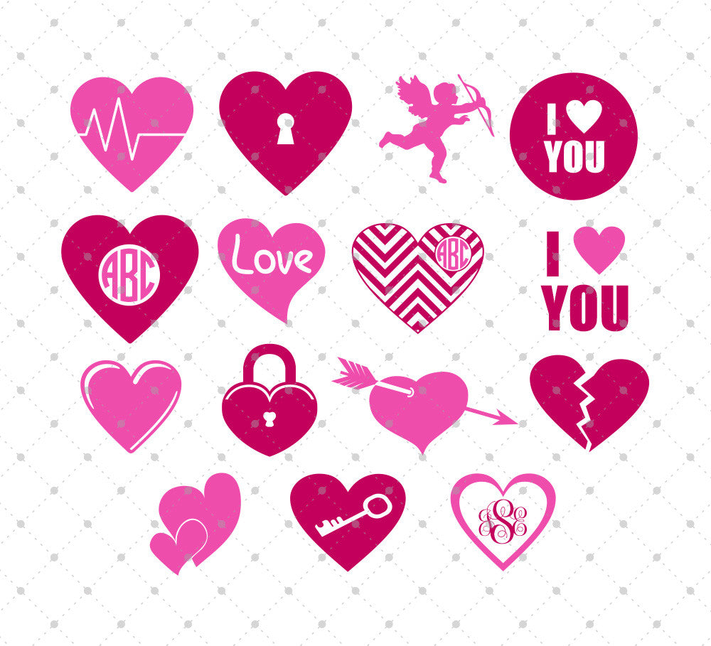 Download SVG Cut Files for Cricut and Silhouette - Valentine's Day ...