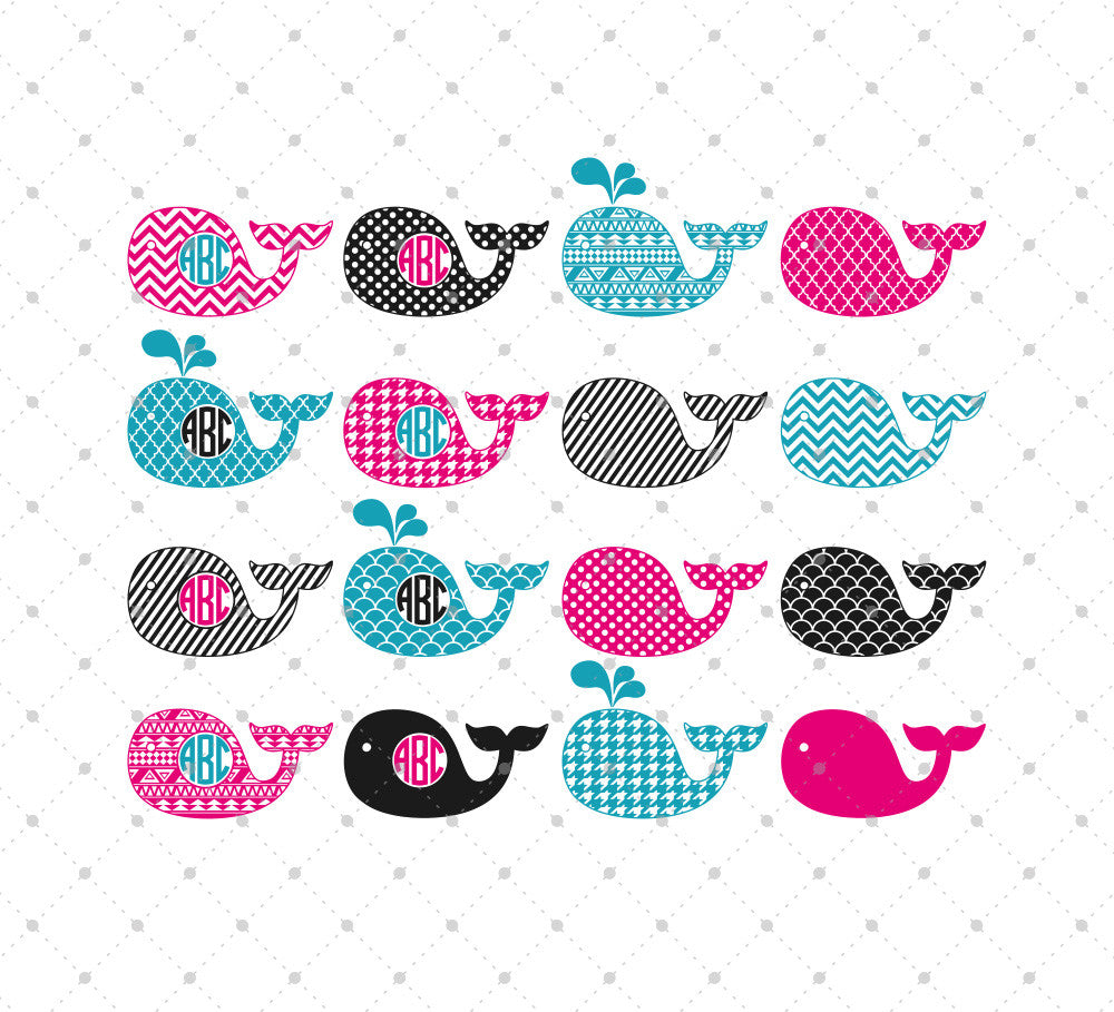 SVG Cut Files for Cricut and Silhouette - Whale Files ...