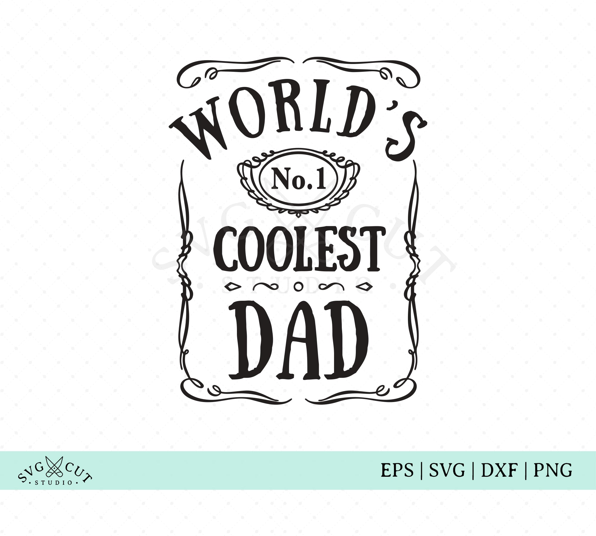 Dad SVG Cut File, Dad Word Art