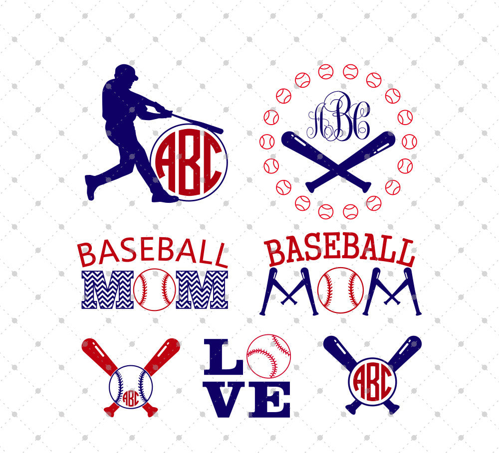 Baseball SVG Cut File, Sports PNG, Monogram Svg, T Shirt Design By  TonisArtStudio