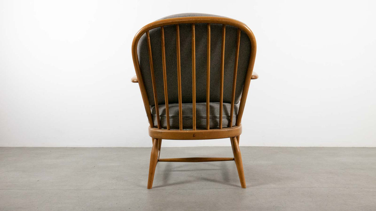 Ebtd Vintage Ercol 334 Armchair With Short Backrest