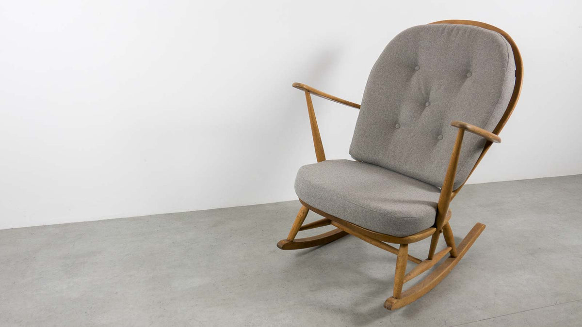 Ebtd Mid Century Ercol Grandfather Rocking Chair Ercol Rocker