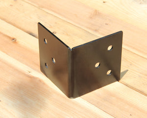 90 degree Standard Bracket for 6" Post - Madison Iron and Wood - 90 Degree Bracket