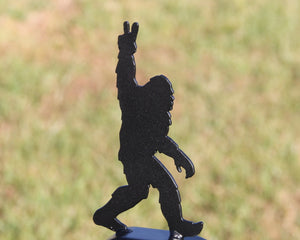 4x6 Bigfoot Peace Sign Post Cap (3.5 x 5.5 Post Size) - Madison Iron and Wood