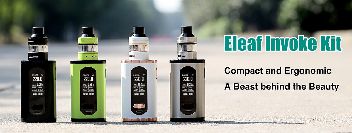 Eleaf Invoke 220W TC Mod with ELLO T Kit Details