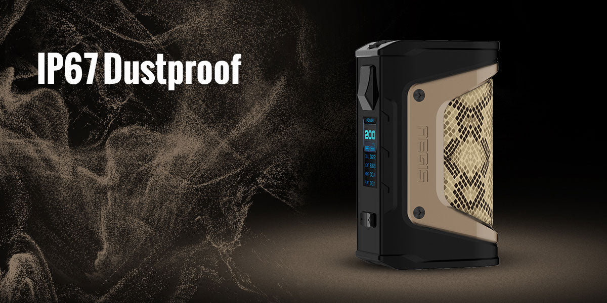 GeekVape Aegis Legend 200W TC Box Mod Review Dustproof