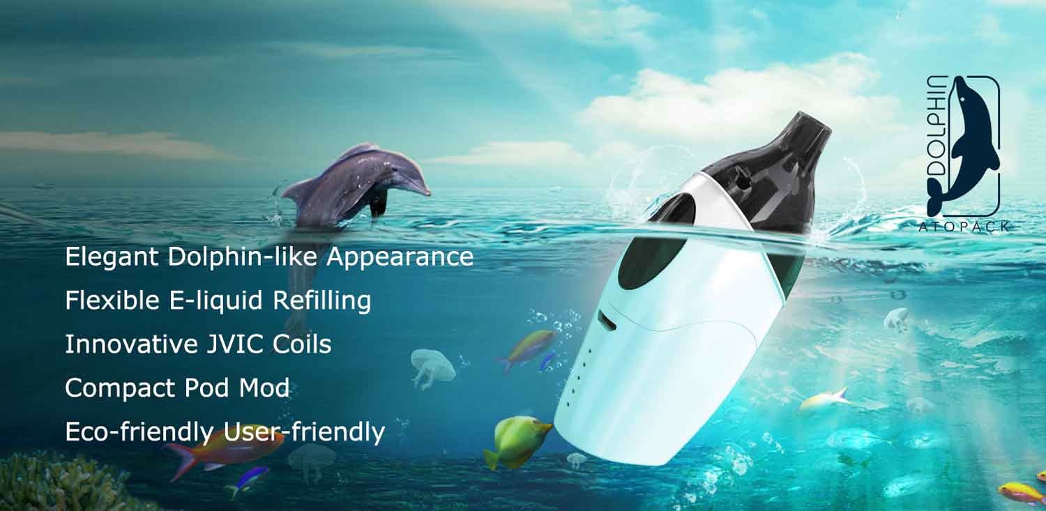 Joyetech Atopack Dolphin Starter Kit 2100mAh Features