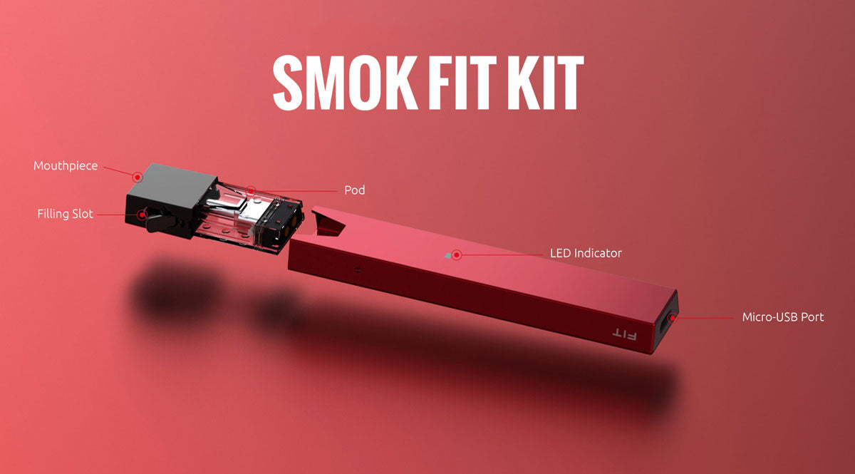 New SMOK FIT All-In-One Pod Kit 250mAh Details