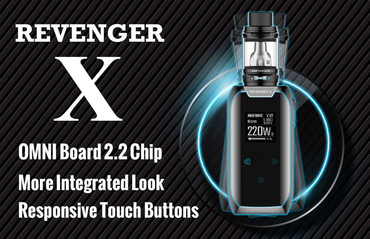 Vaporesso Revenger X 220W TC Mod with NRG Tank Kit On Sale