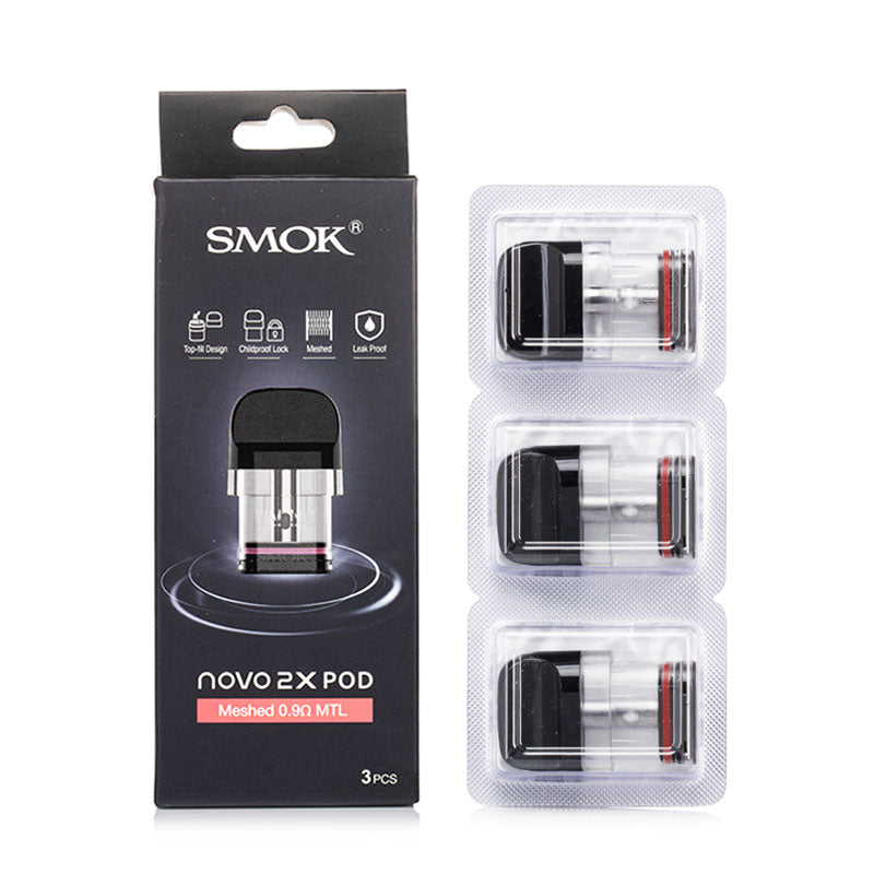 Smok Novo 2x Novo 2c Replacement Pods 3 Pack Alivape