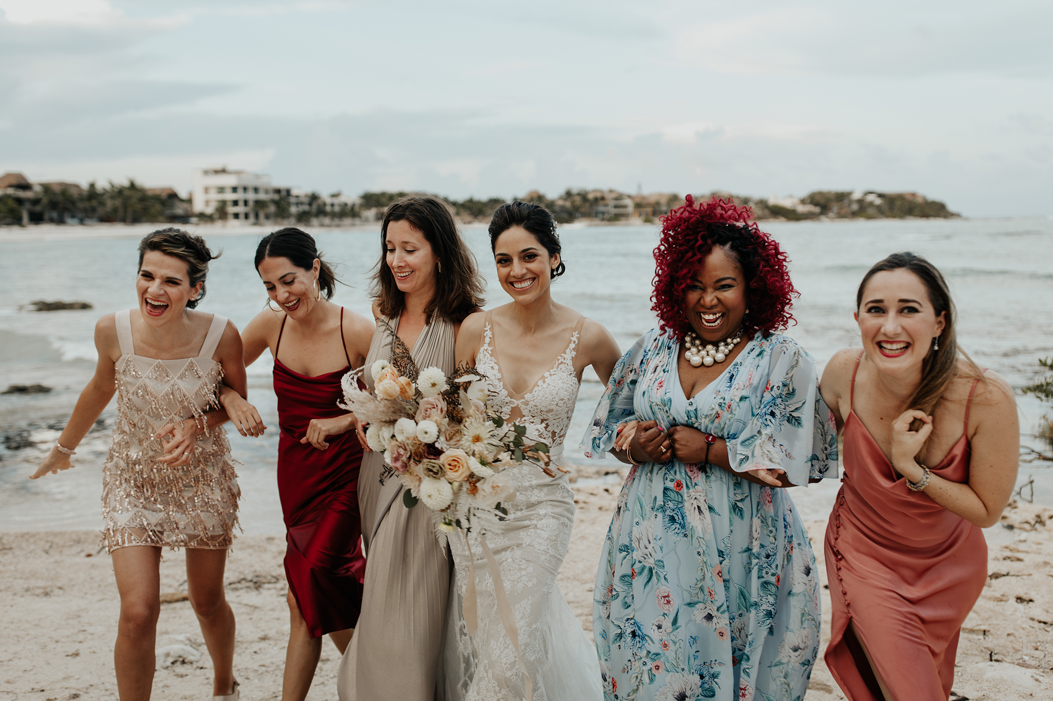 tropical dresses for beach wedding